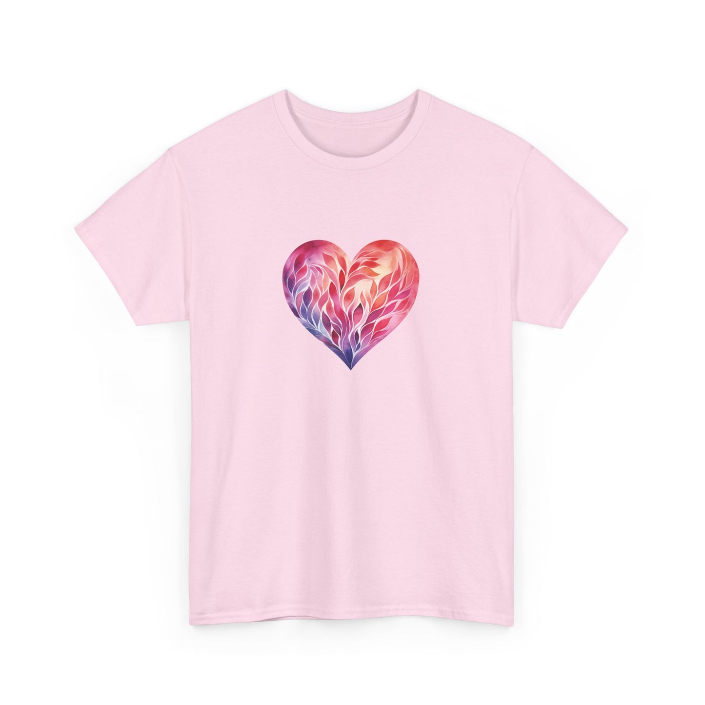Watercolor Heart Short Sleeve Tee 004