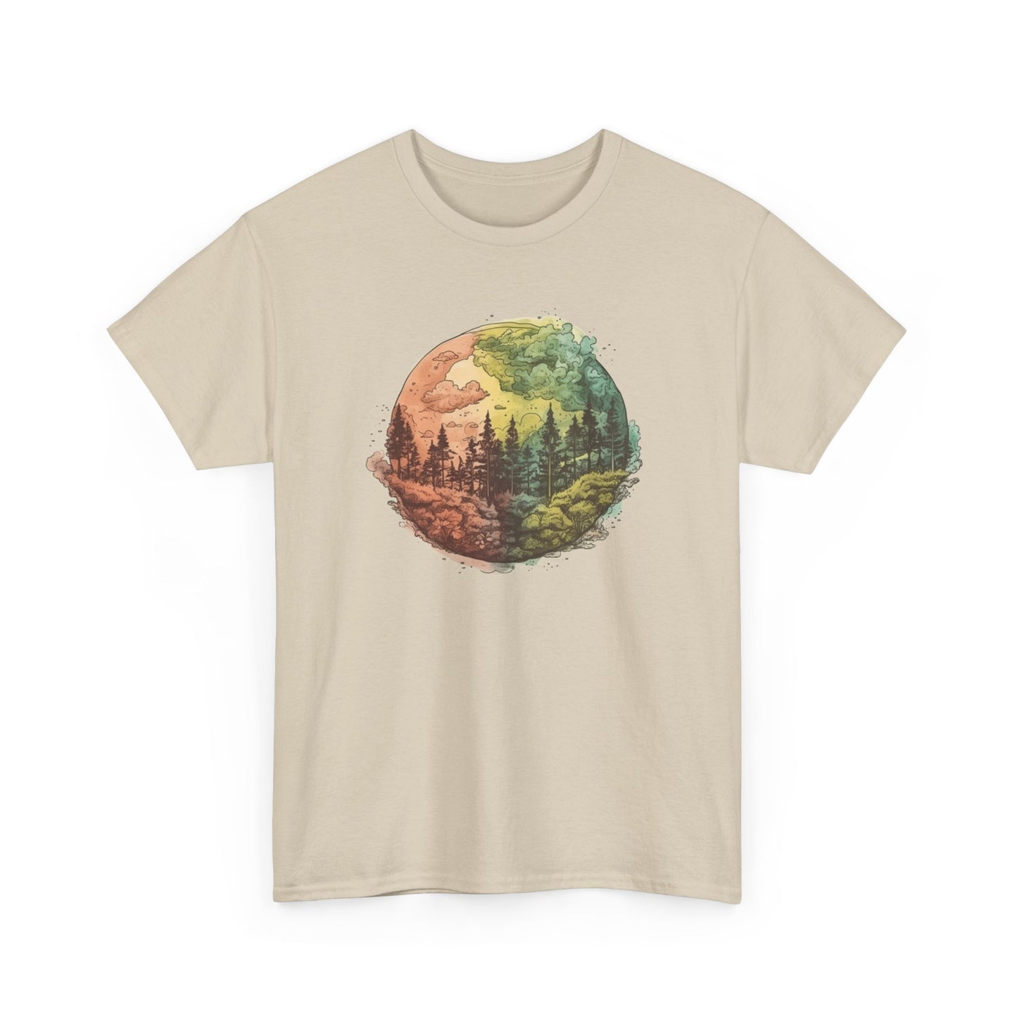 Watercolor Forest Short Sleeve Tee