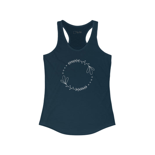 Leaf Circle Racerback Tank