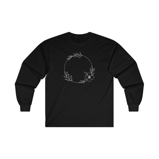 Floral Circle Long Sleeve Tee