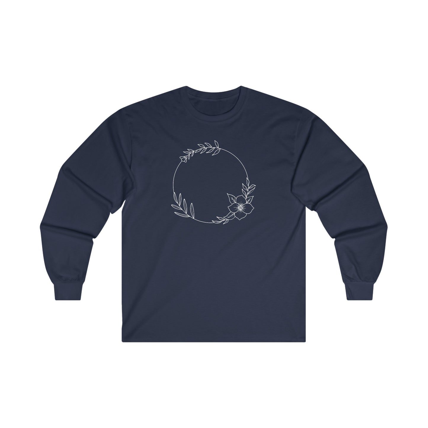 Floral Circle Long Sleeve Tee