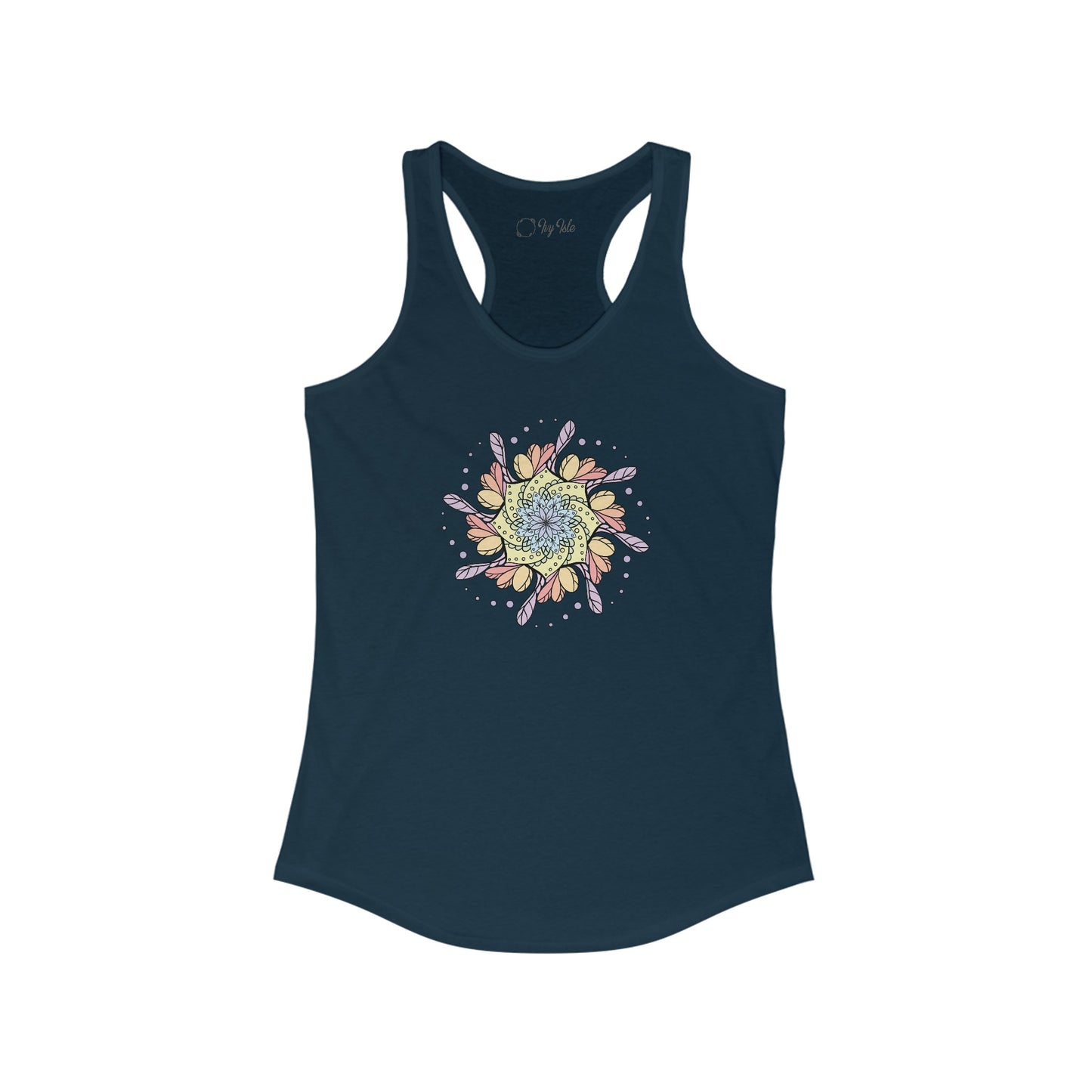 Colorful Mandala Racerback Tank (032)