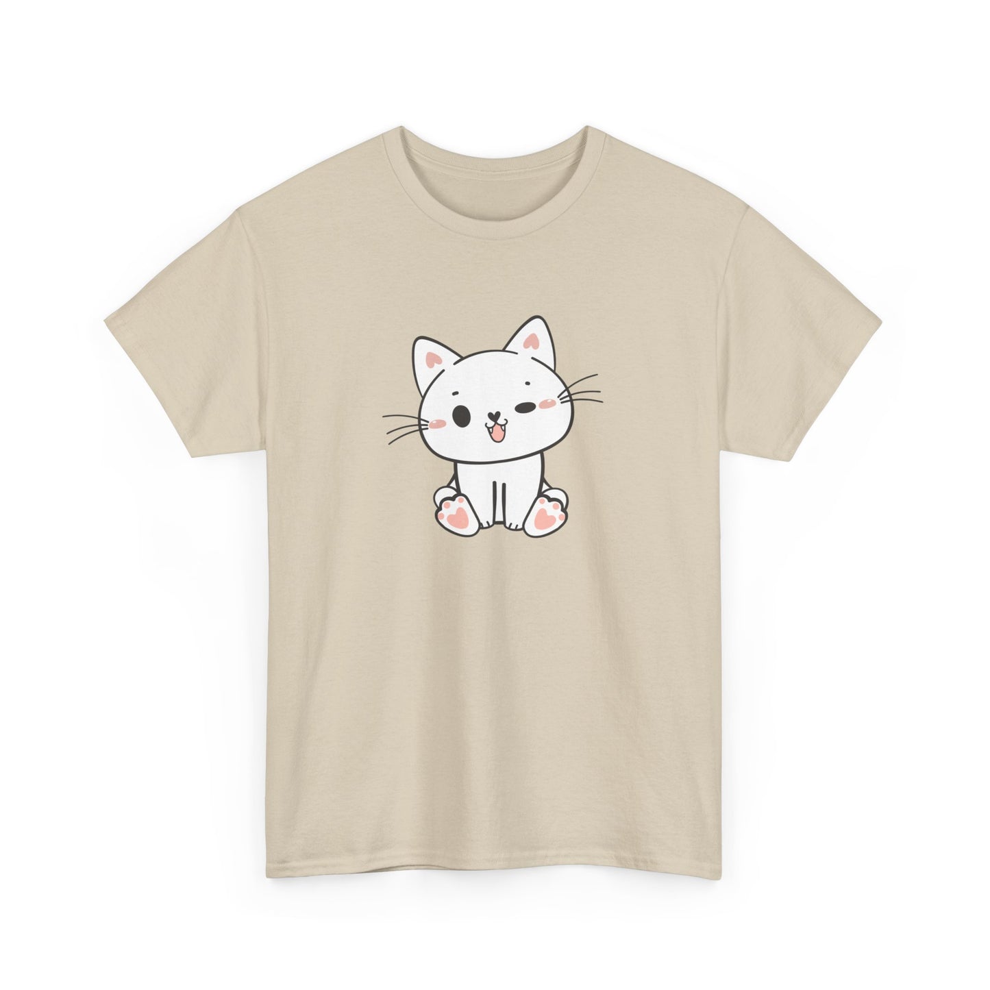 Cute Cat Short Sleeve Tee
