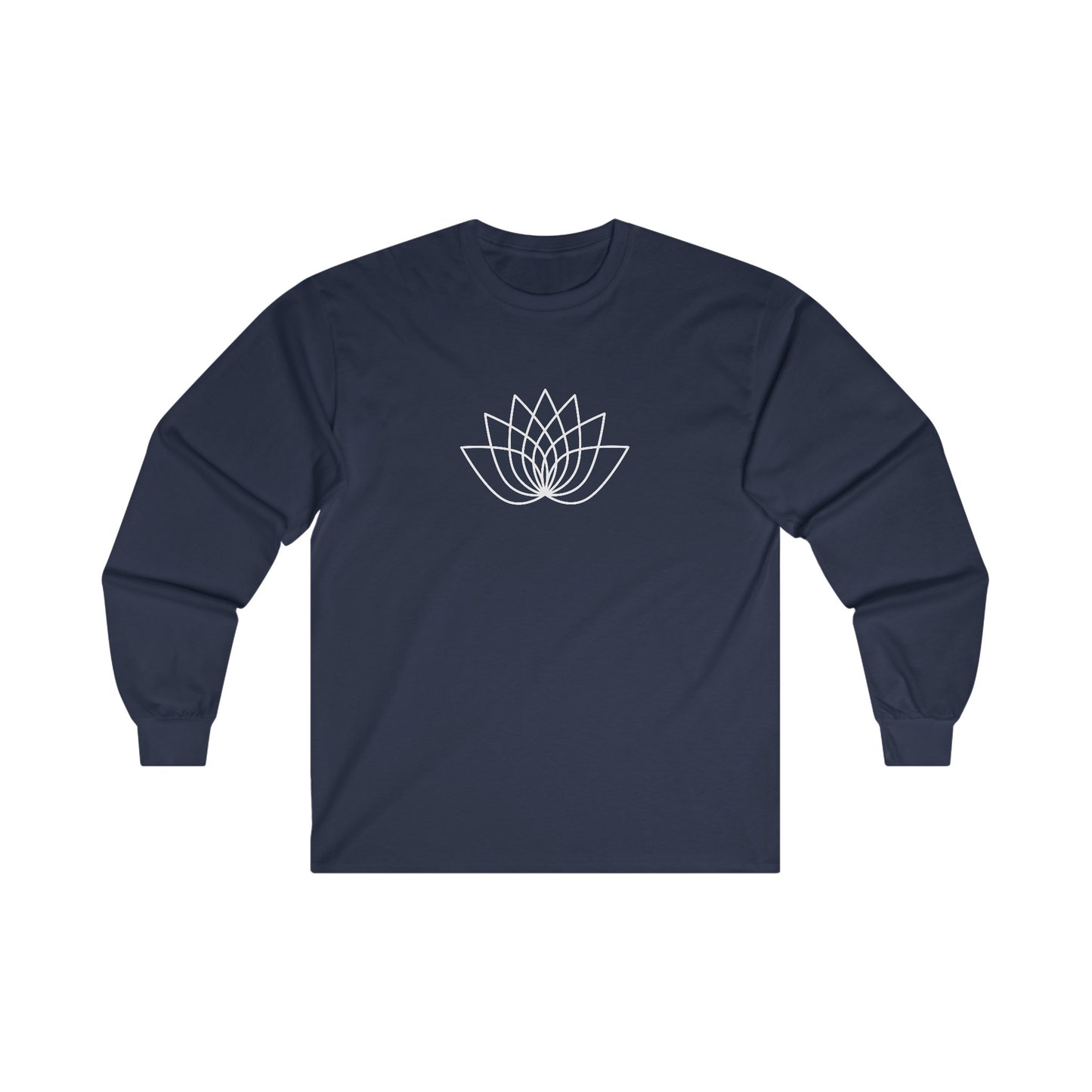 Abstract Lotus Long Sleeve Tee
