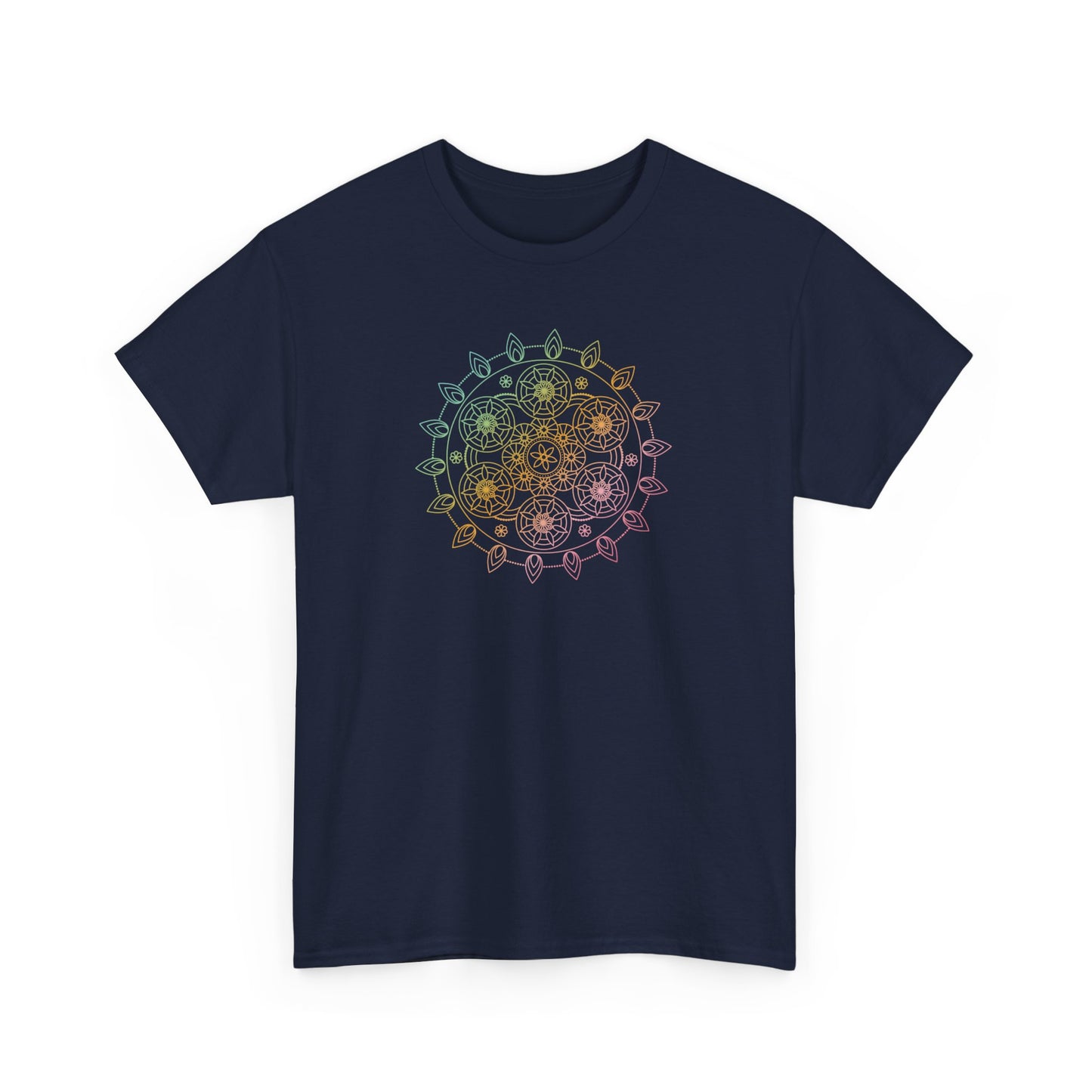 Colorful Mandala Short Sleeve Tee (040)