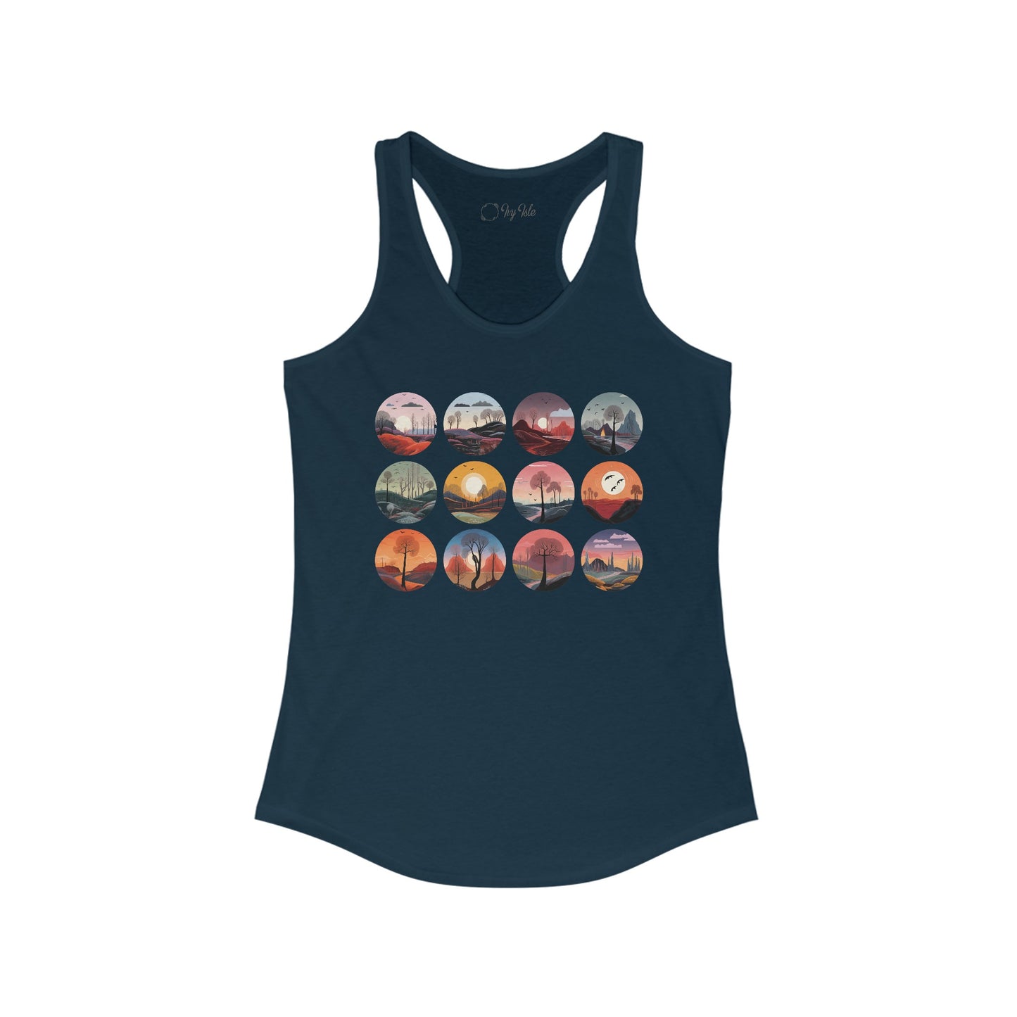 Landscapes Set Racerback Tank