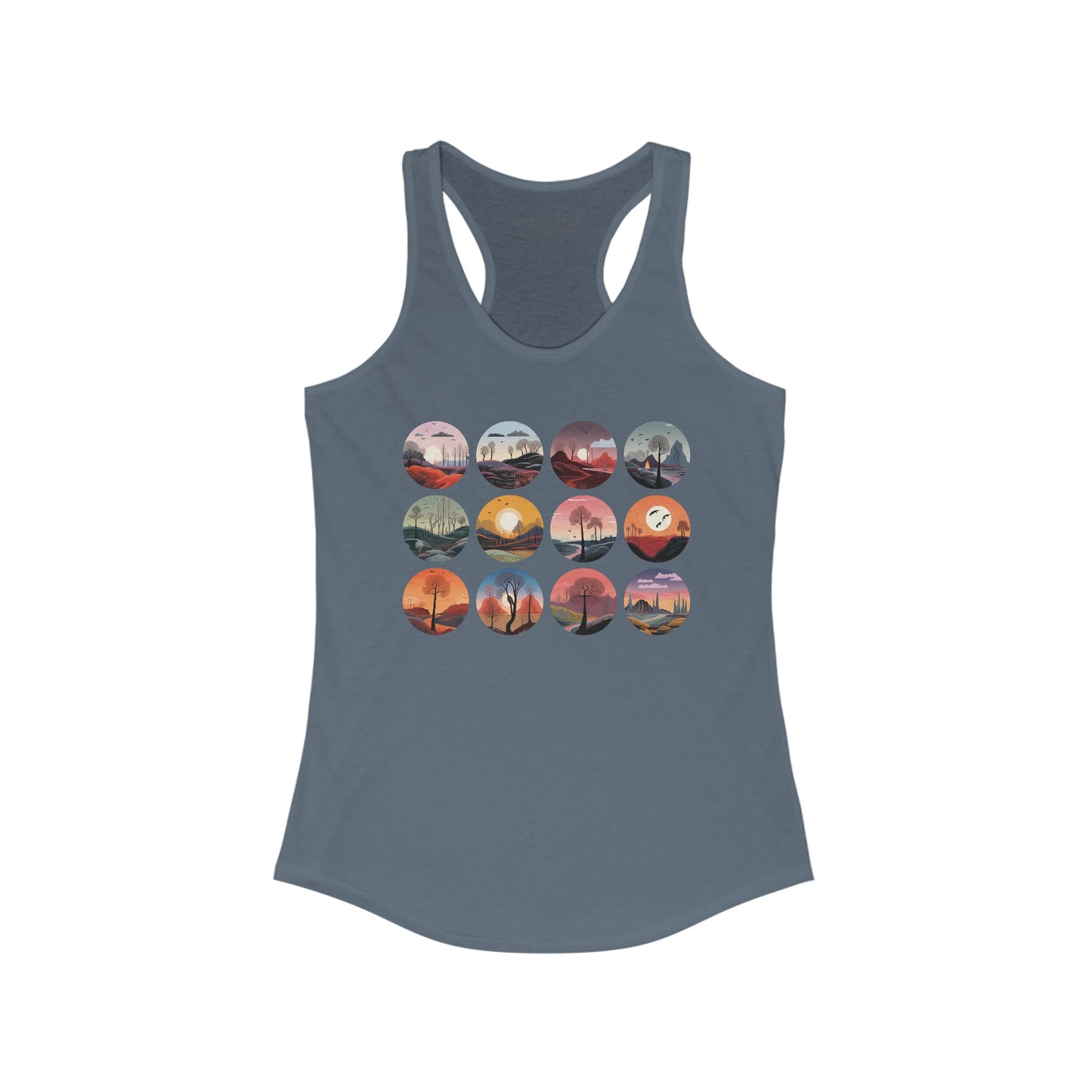 Landscapes Set Racerback Tank