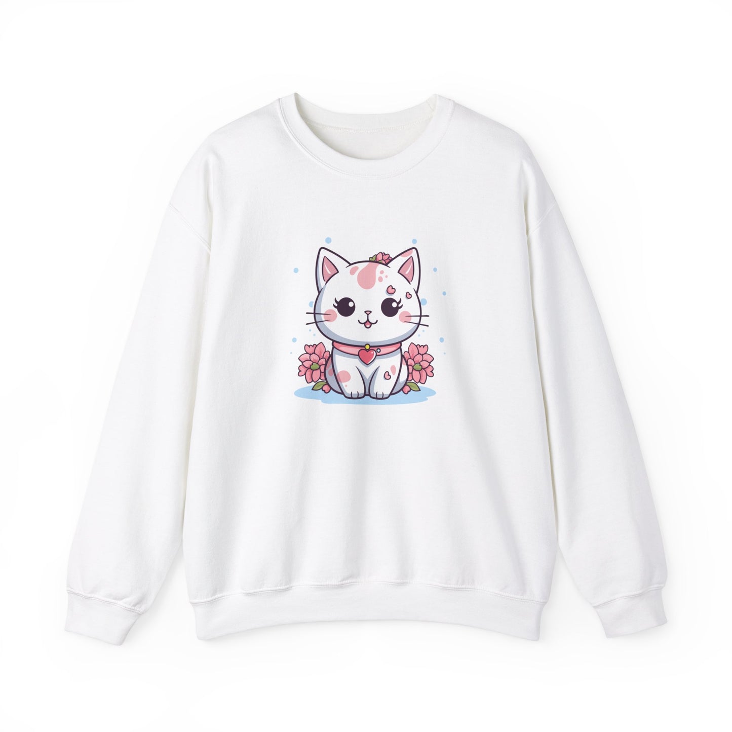 Cute Pink Cat Sweatshirt