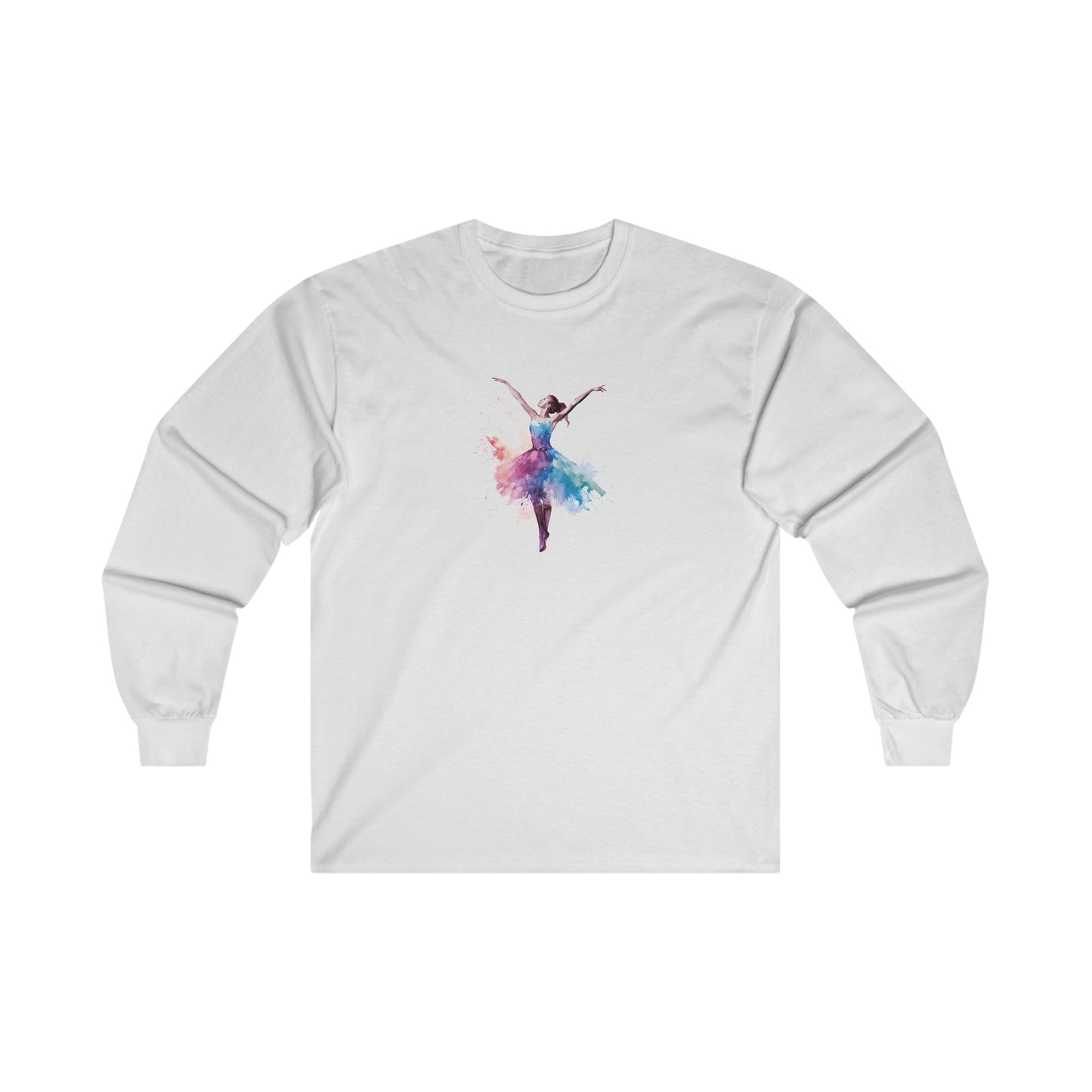 Watercolor Dancer Long Sleeve Tee