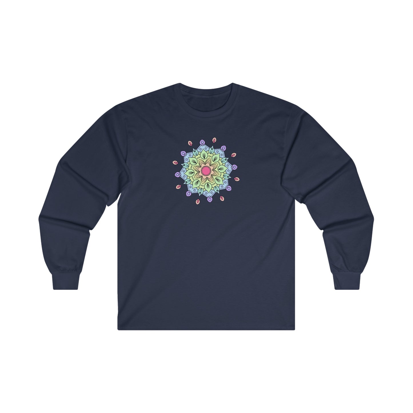 Colorful Mandala Long Sleeve Tee (009)