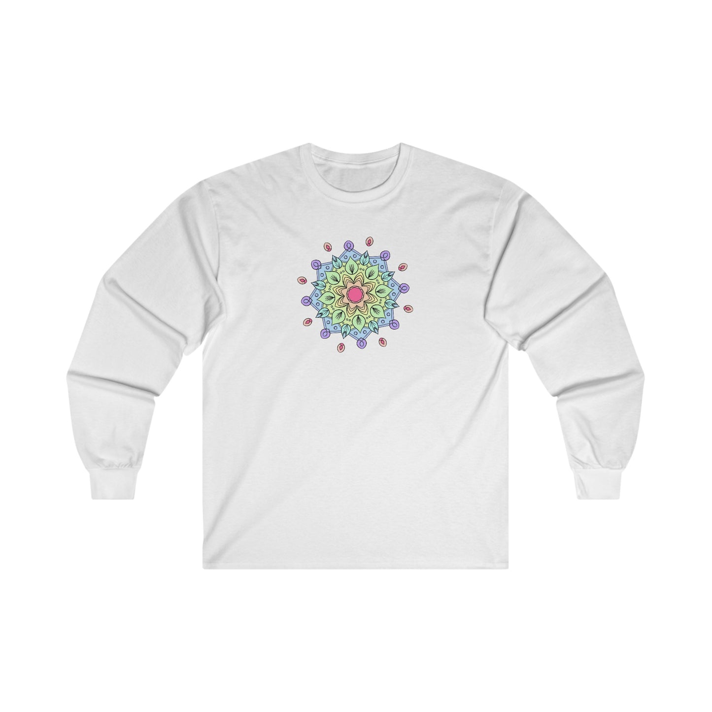 Colorful Mandala Long Sleeve Tee (009)