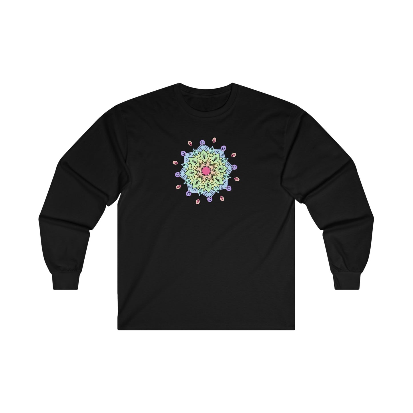 Colorful Mandala Long Sleeve Tee (009)