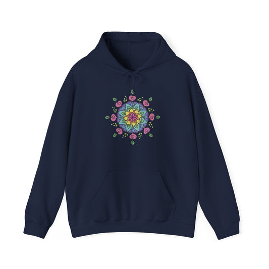 Colorful Mandala Hooded Sweatshirt (029)