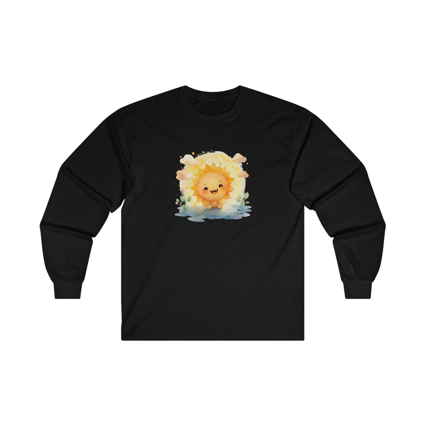Cute Watercolor Sun Long Sleeve Tee