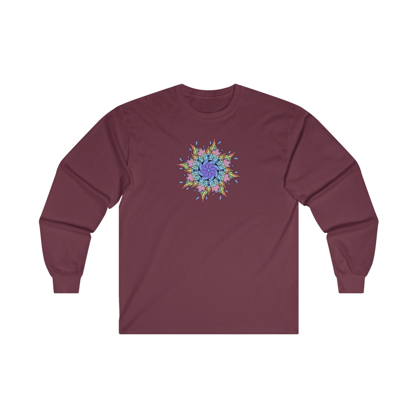 Colorful Mandala Long Sleeve Tee (030)