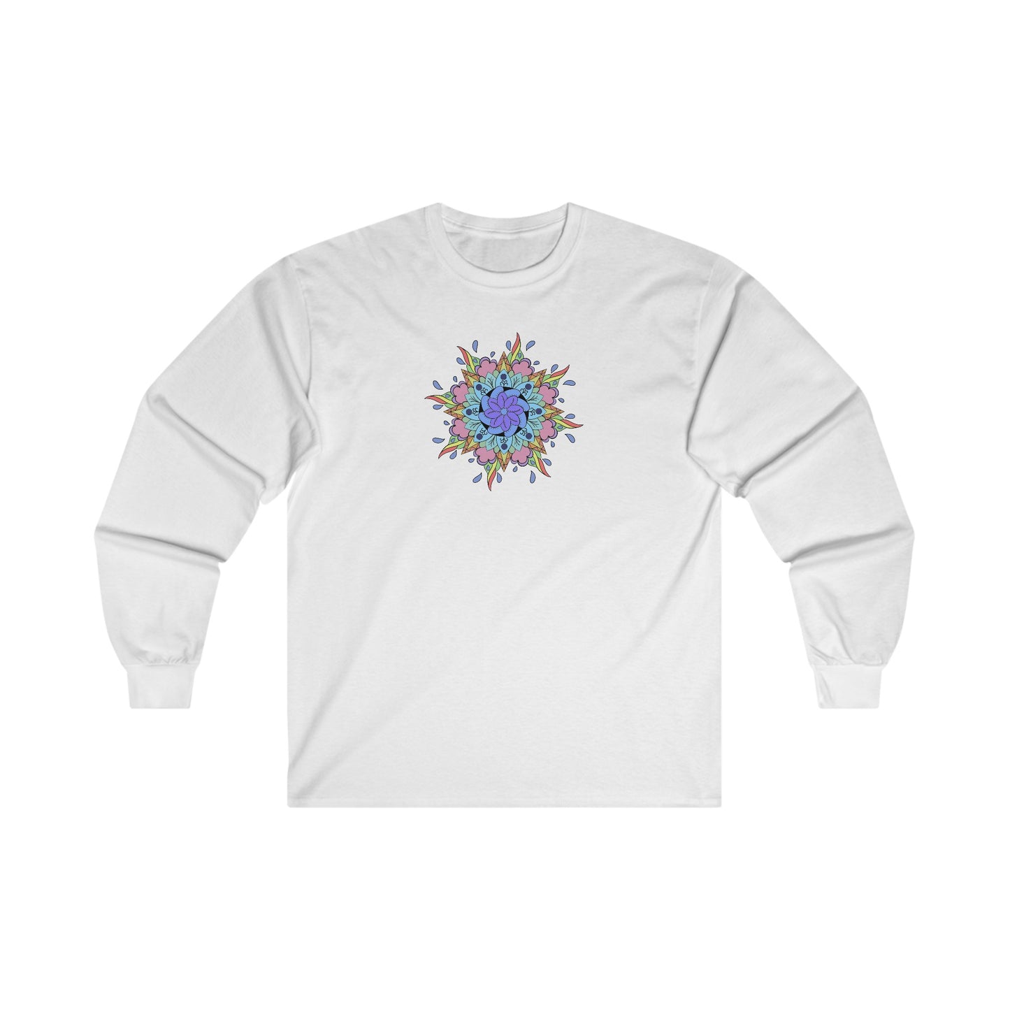 Colorful Mandala Long Sleeve Tee (030)