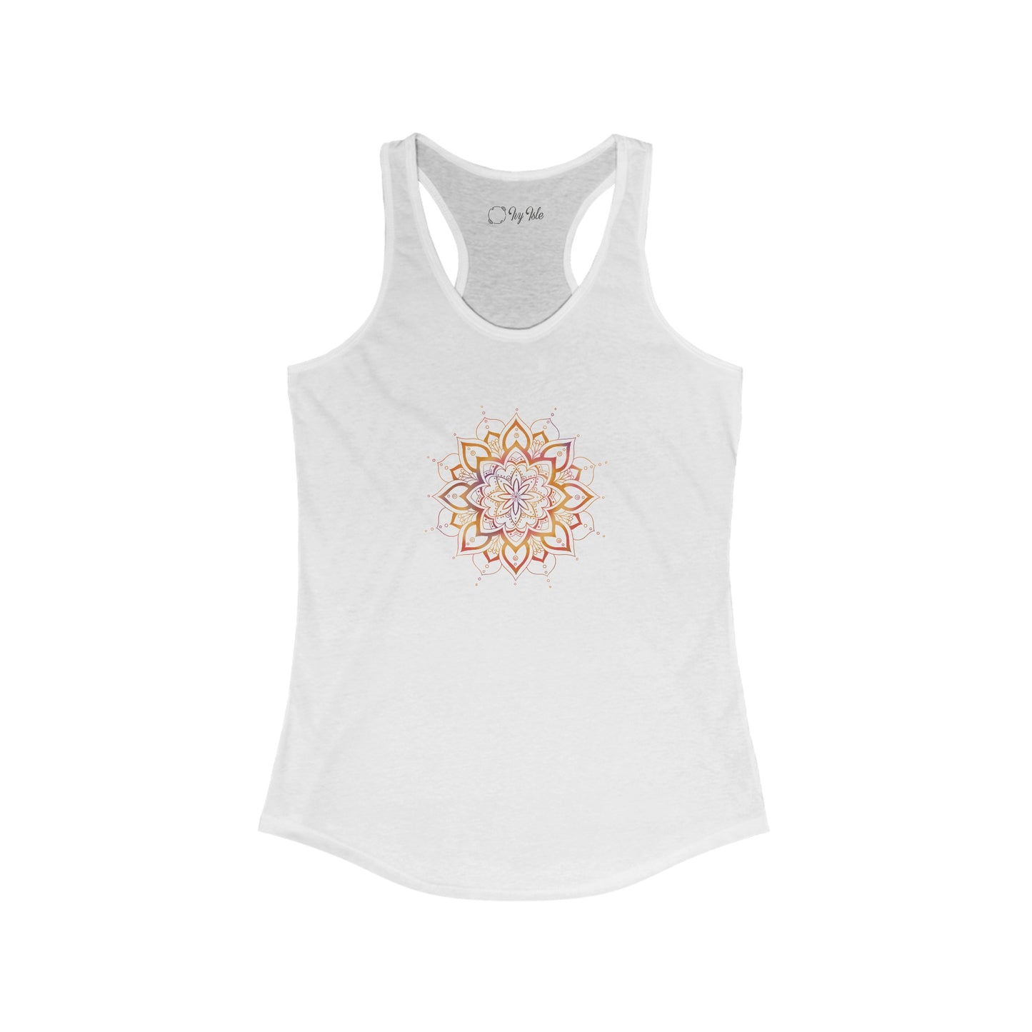 Colorful Mandala Racerback Tank (035)