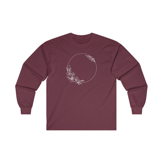 Flower Circle Long Sleeve Tee