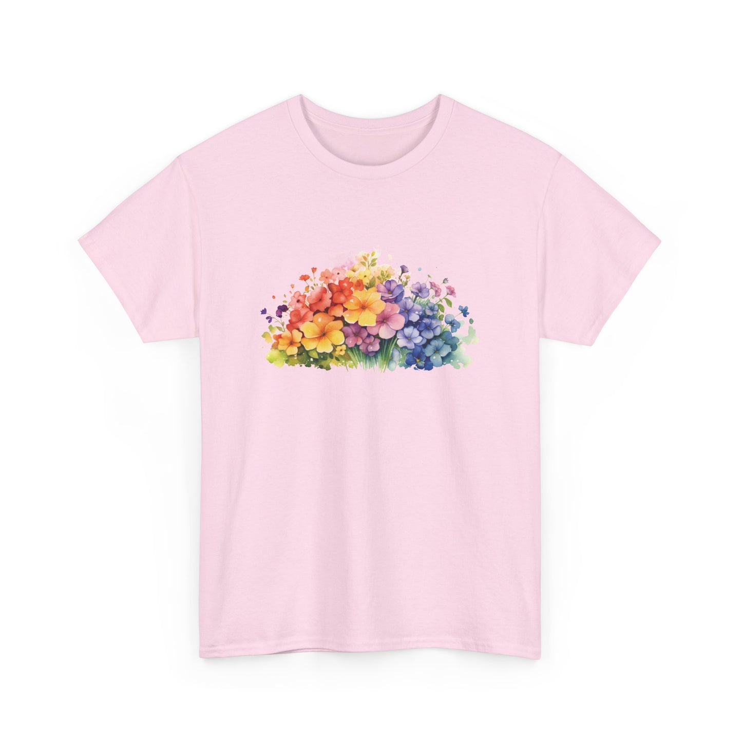 Colorful Flowers Short Sleeve Tee
