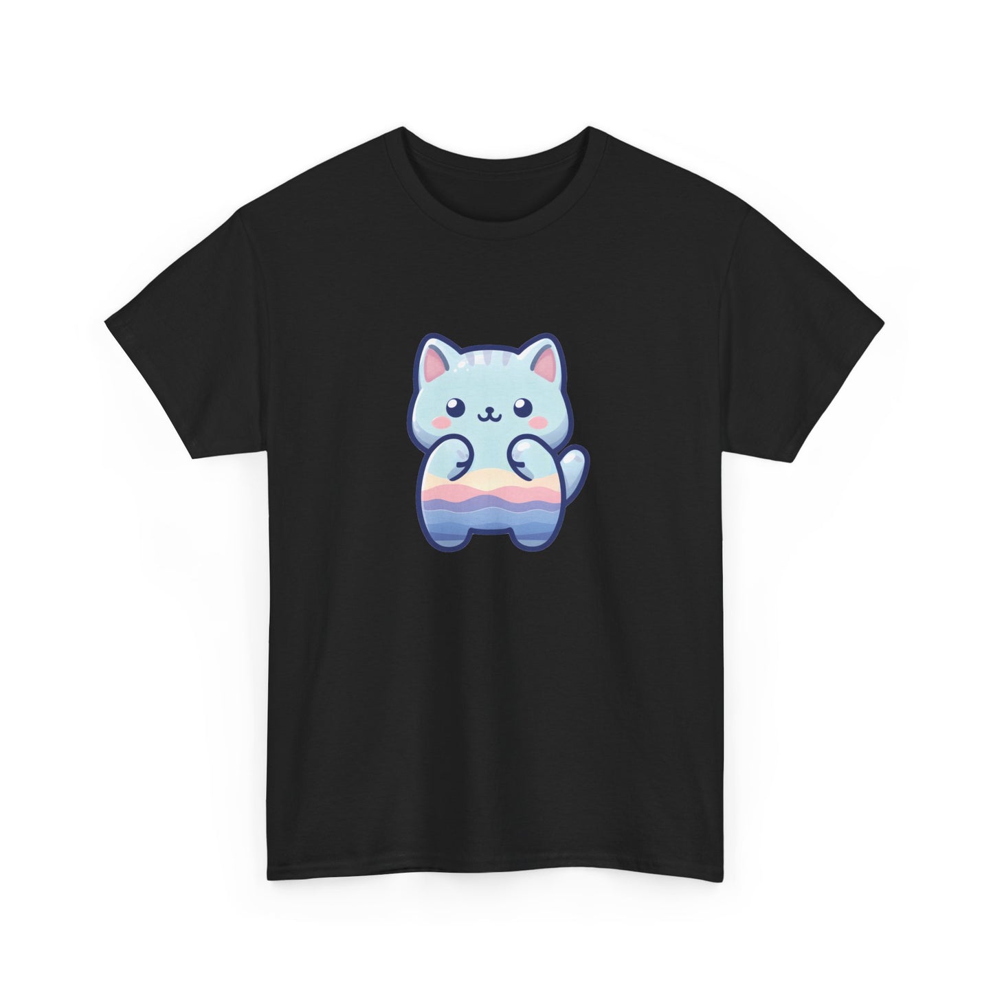 Blue Cat Short Sleeve Tee
