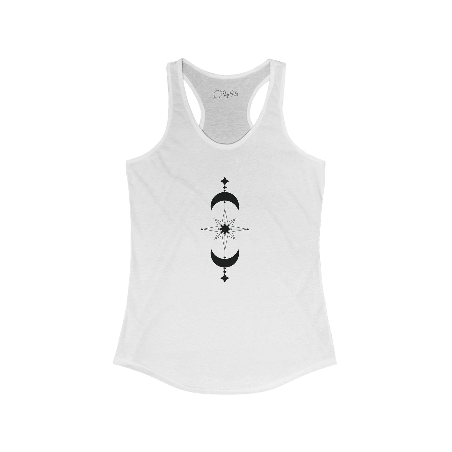 Linear Star and Moons Racerback Tank