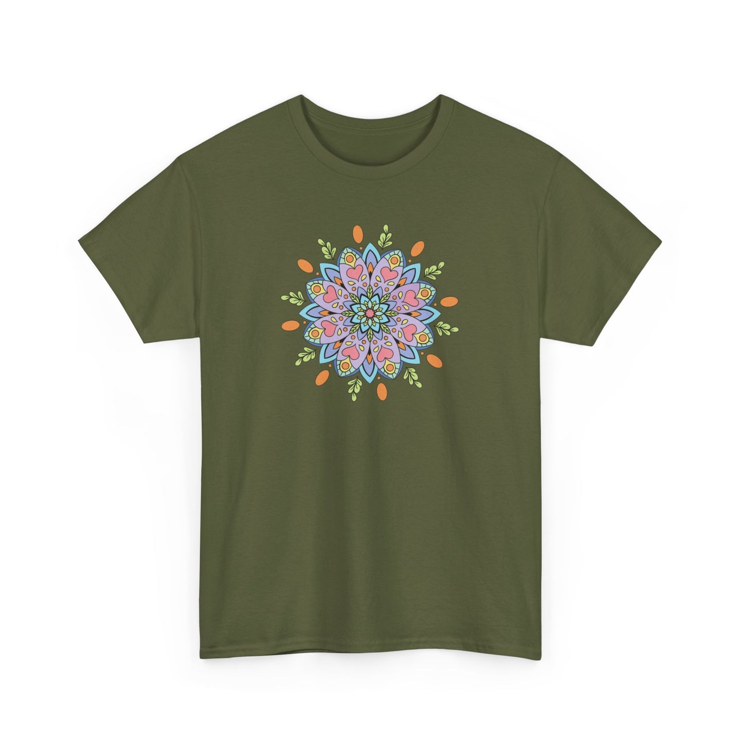Colorful Mandala Short Sleeve Tee (031)
