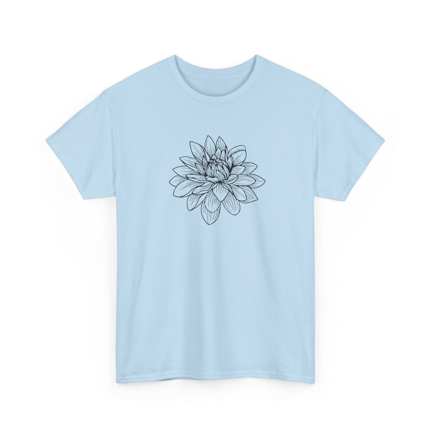 Lotus Outline Short Sleeve Tee