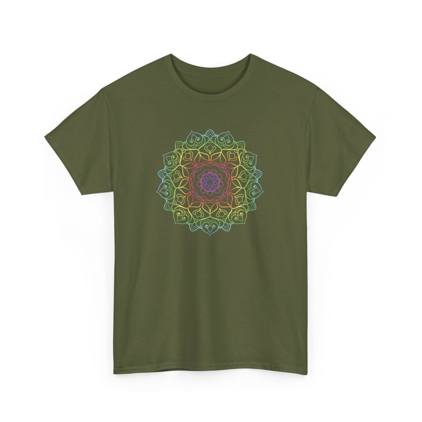 Colorful Mandala Short Sleeve Tee (001)