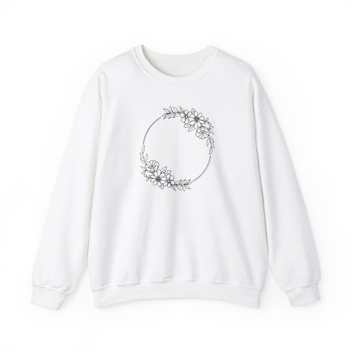 Large Wildflowers Circle Sweatshirt