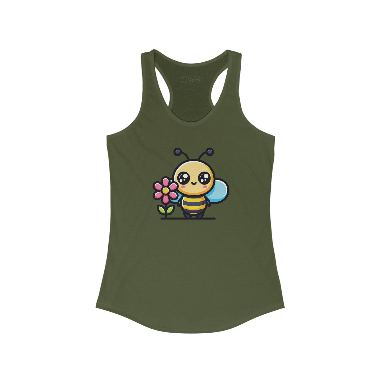 Cute Bee Racerback Tank