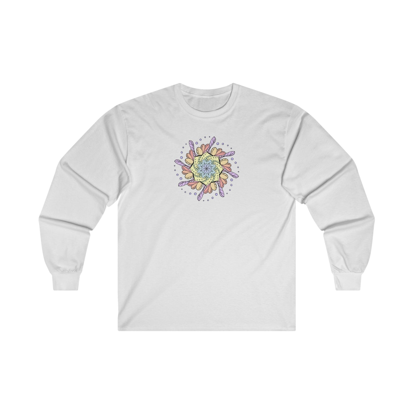 Colorful Mandala Long Sleeve Tee (032)