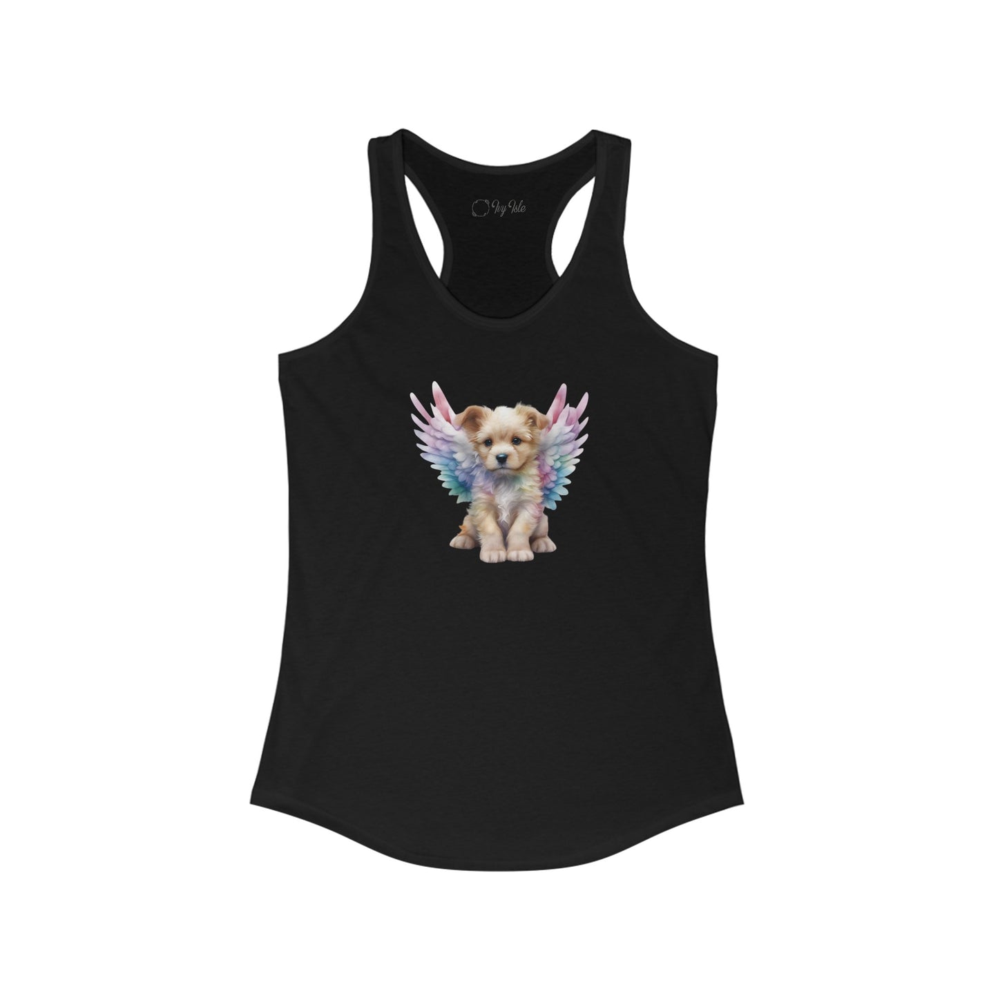 Angel Puppy Racerback Tank 003