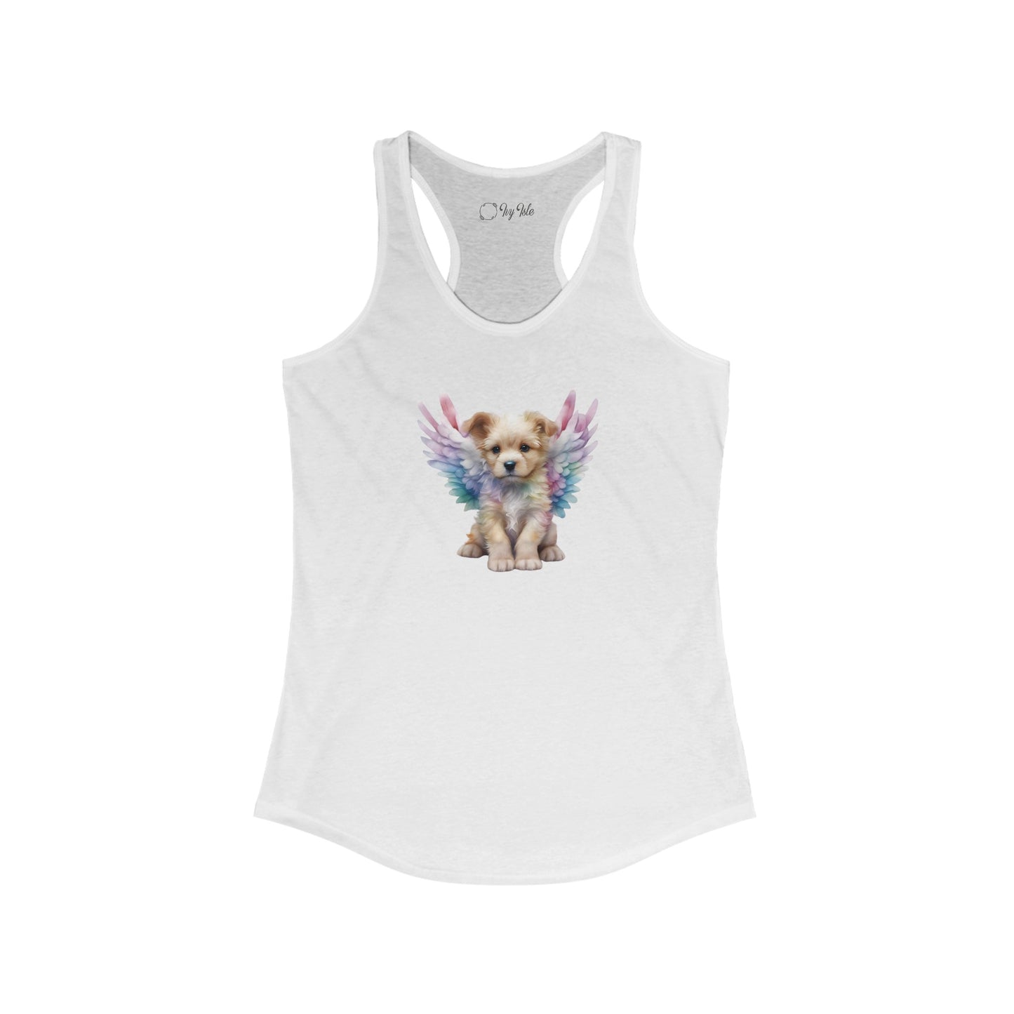 Angel Puppy Racerback Tank 003