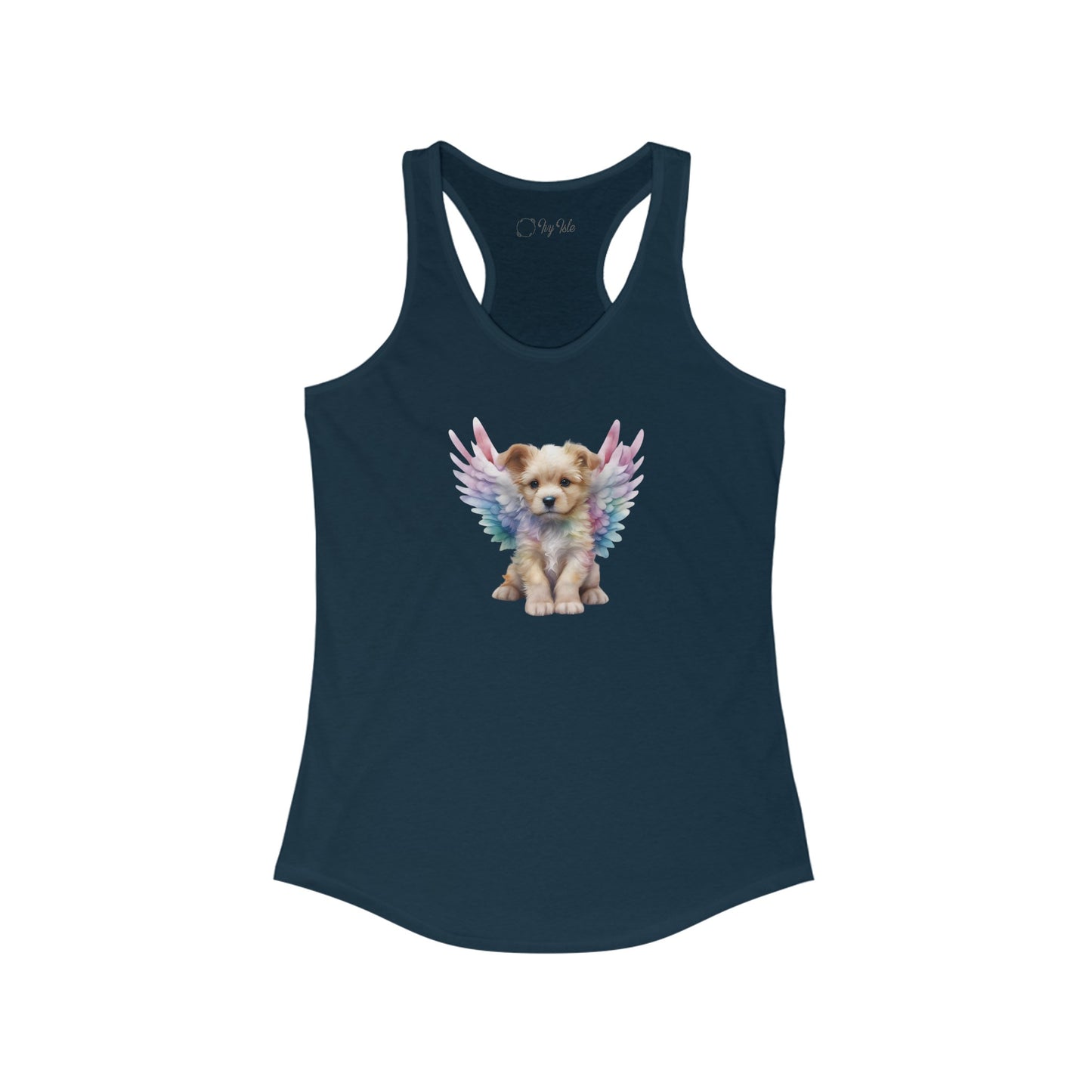 Angel Puppy Racerback Tank 003