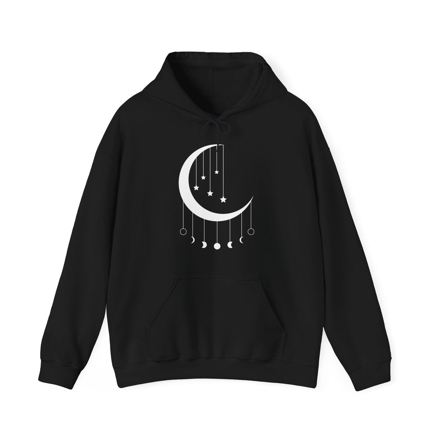 Hanging Moon Phases Hooded Sweatshirt