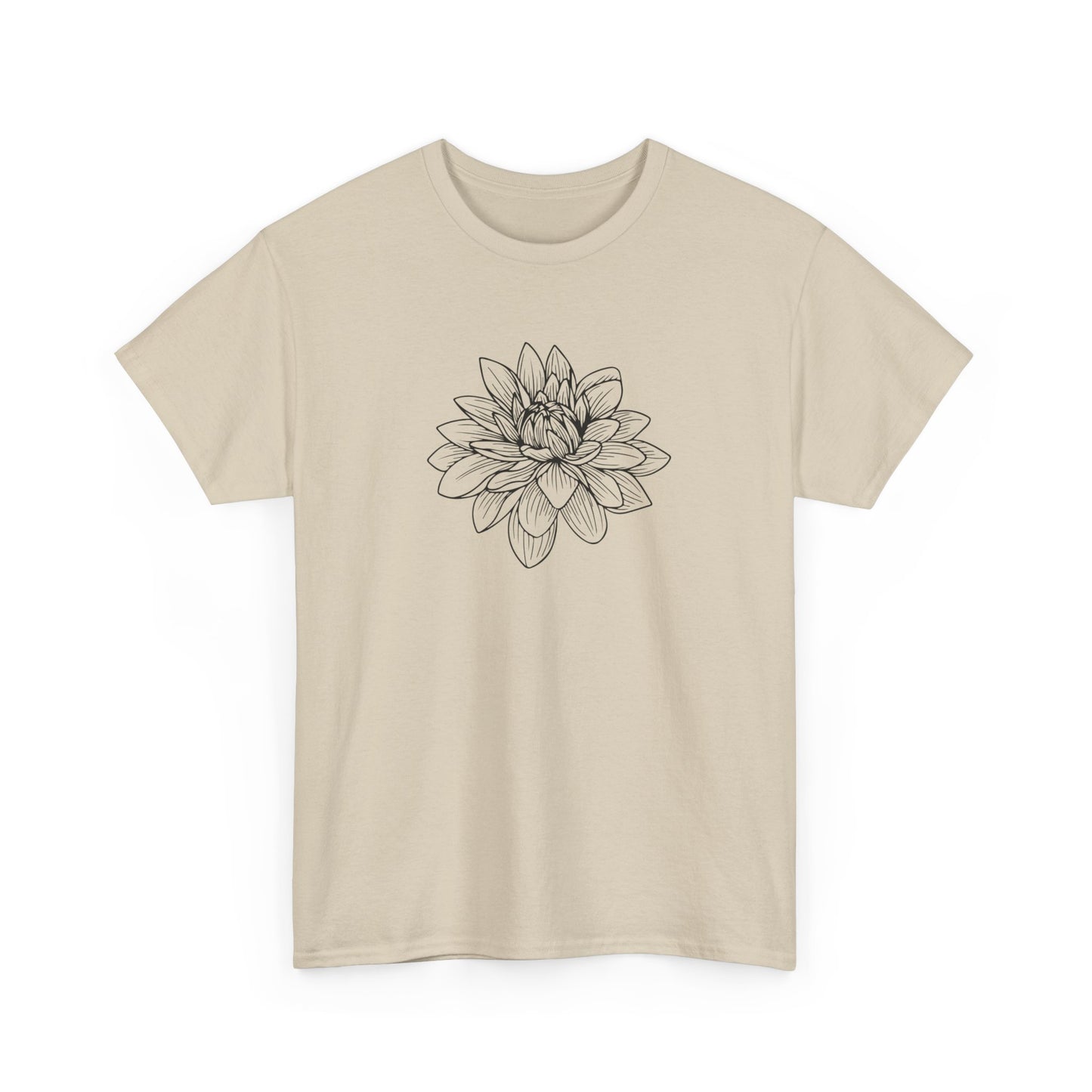Lotus Outline Short Sleeve Tee