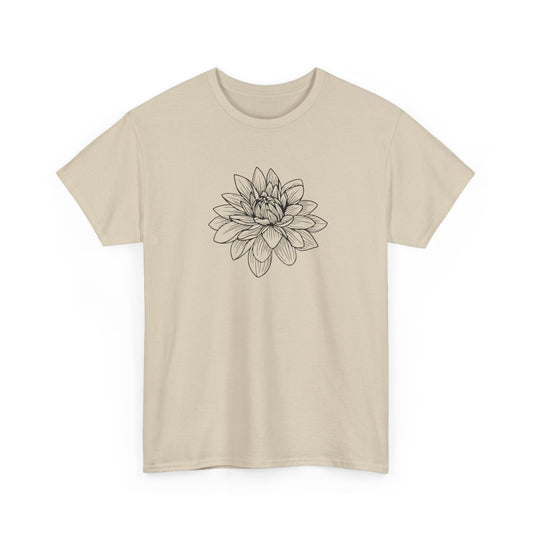 Lotus Outline Short Sleeve Tee