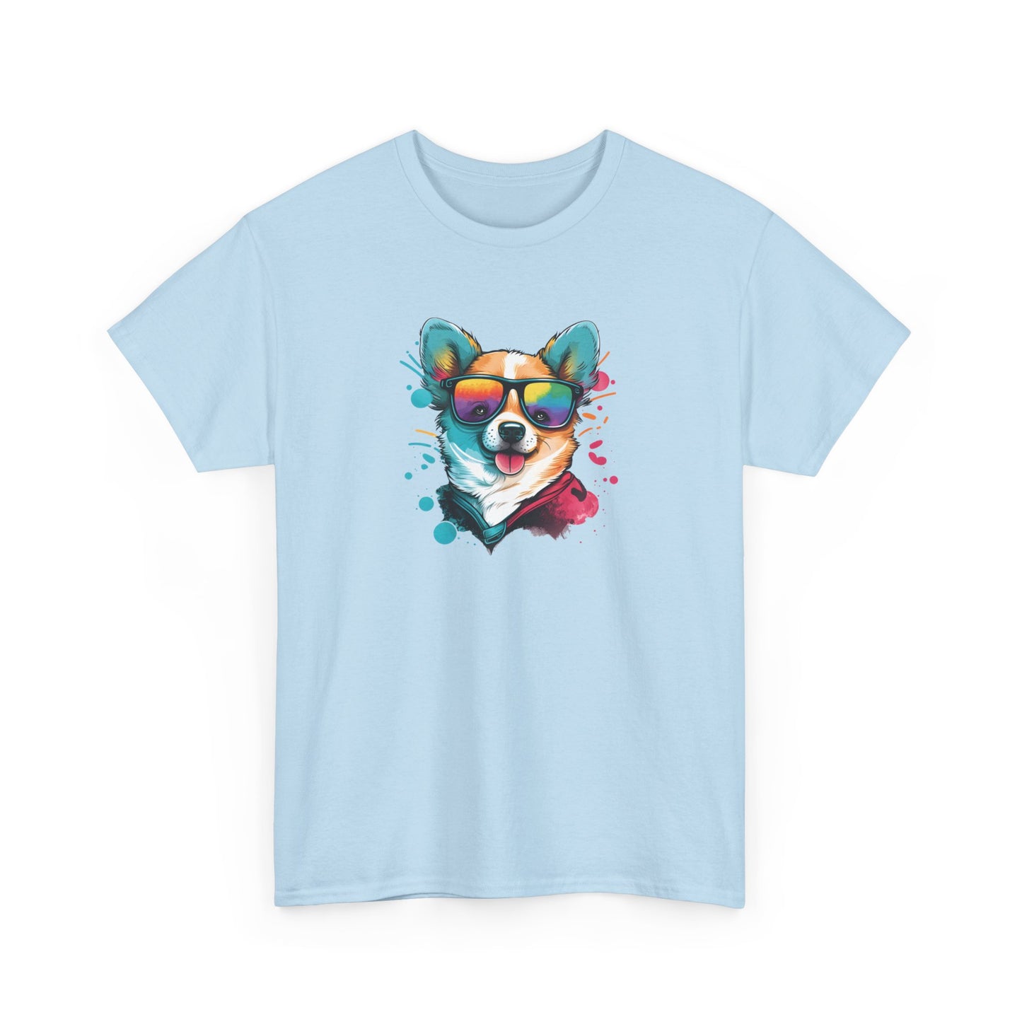 Dog with Sunglasses Short Sleeve Tee 005