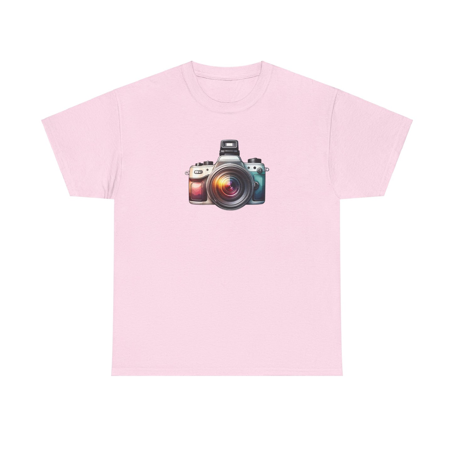 Colorful Camera Short Sleeve Tee