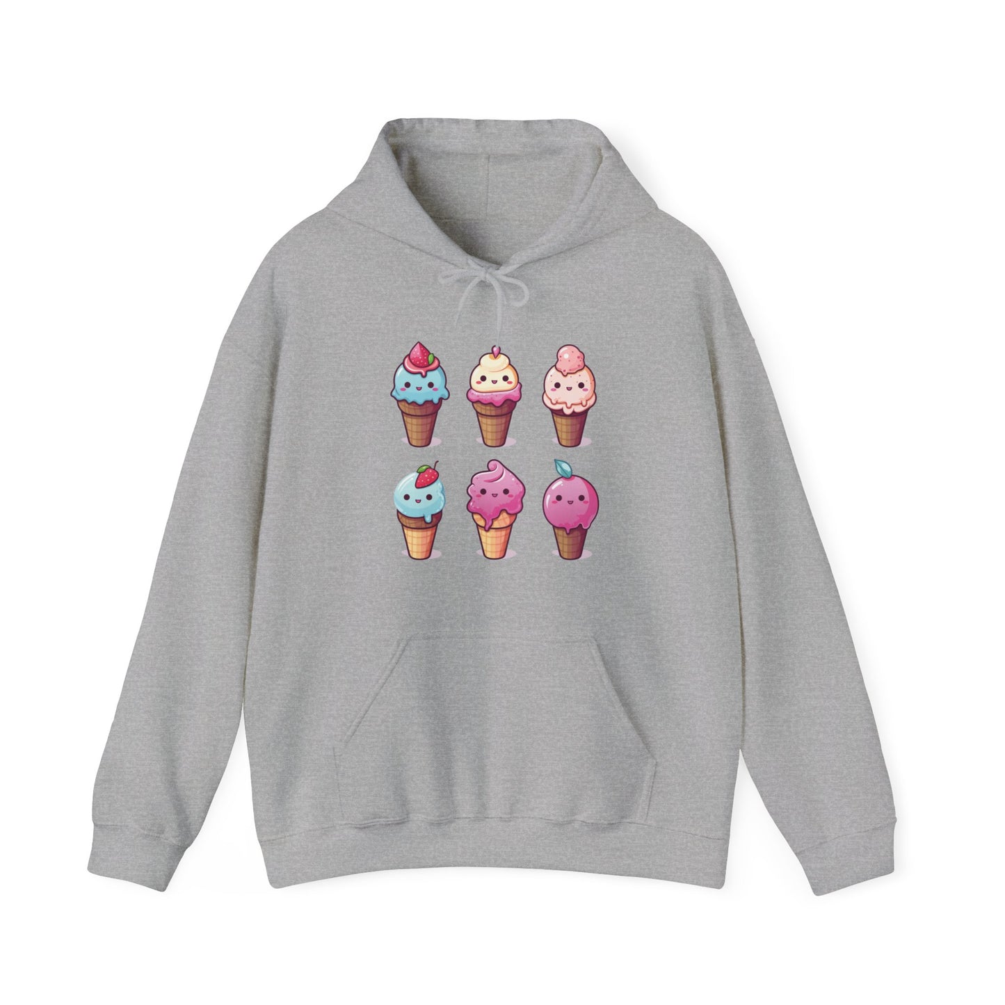 Ice Cream Set Hooded Sweatshirt
