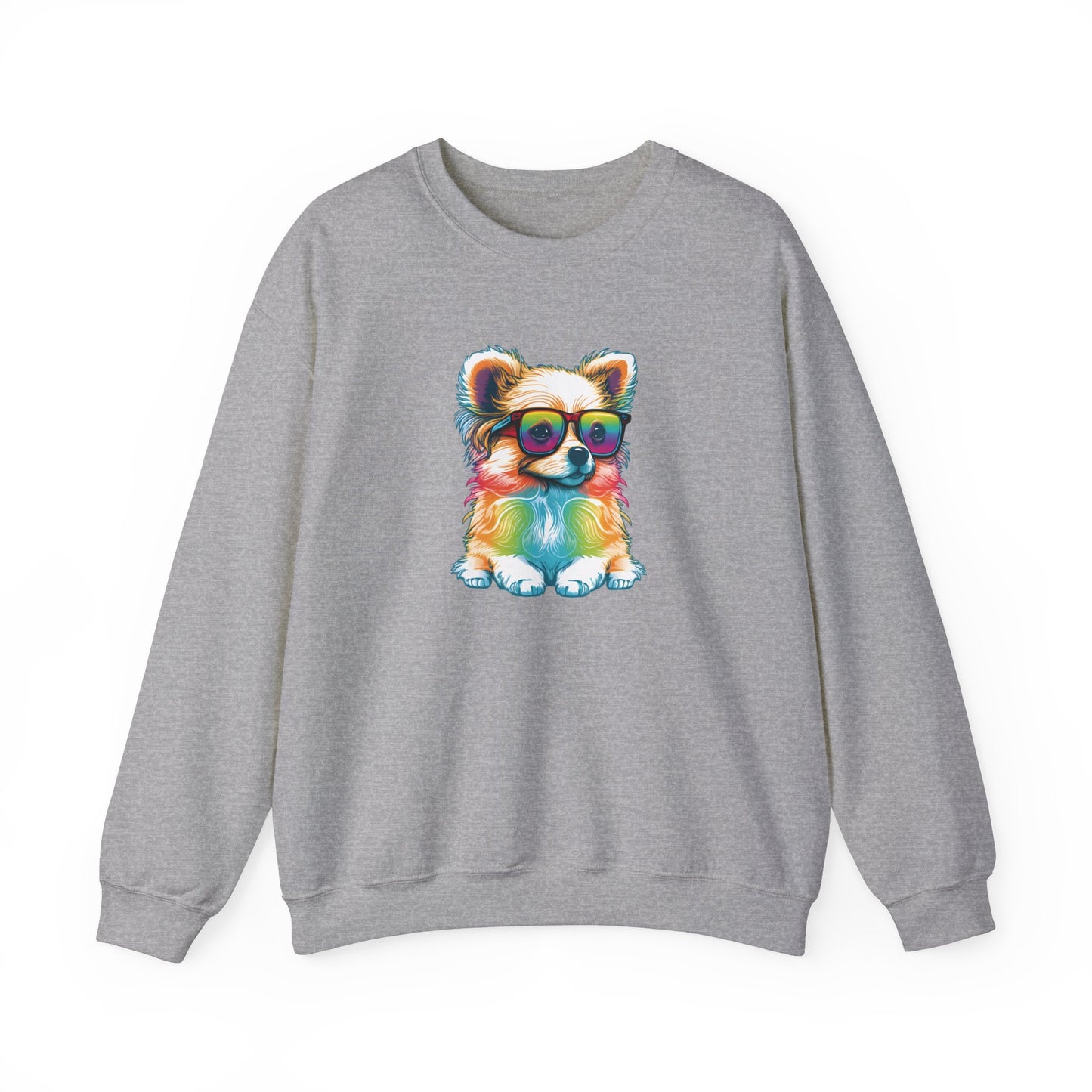 Dog with Sunglasses Sweatshirt 004