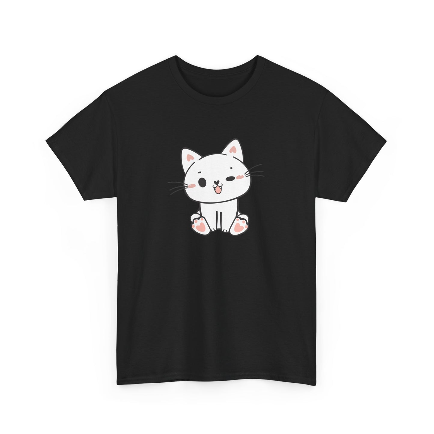 Cute Cat Short Sleeve Tee