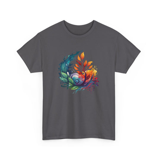 Abstract Watercolor Floral Short Sleeve Tee