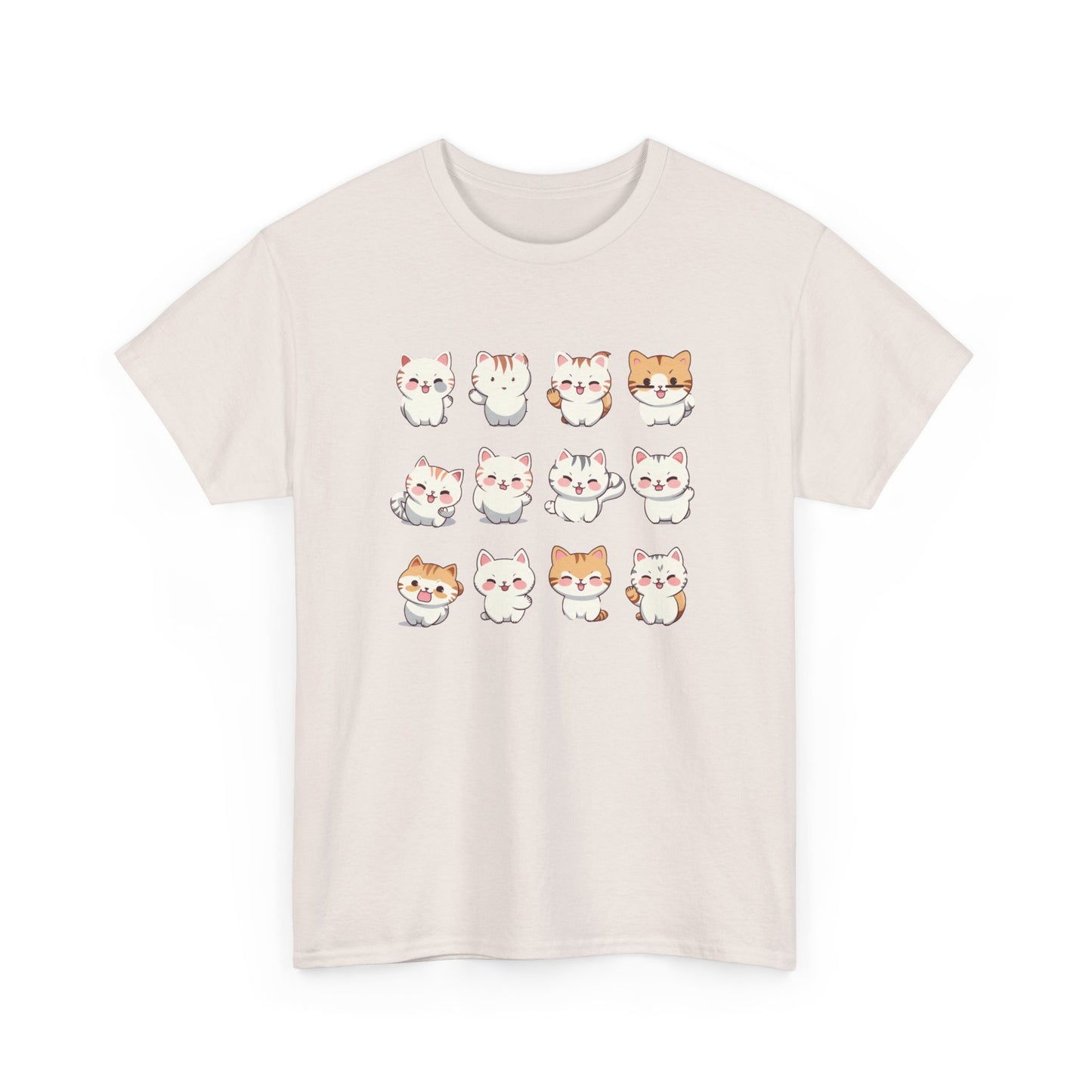 Cute Cat Set Short Sleeve Tee