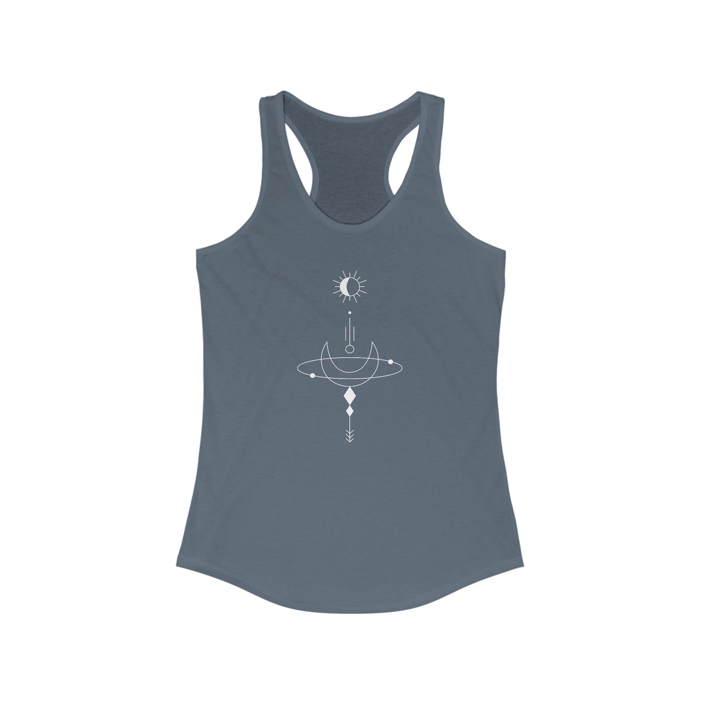 Linear Sun and Moon Racerback Tank