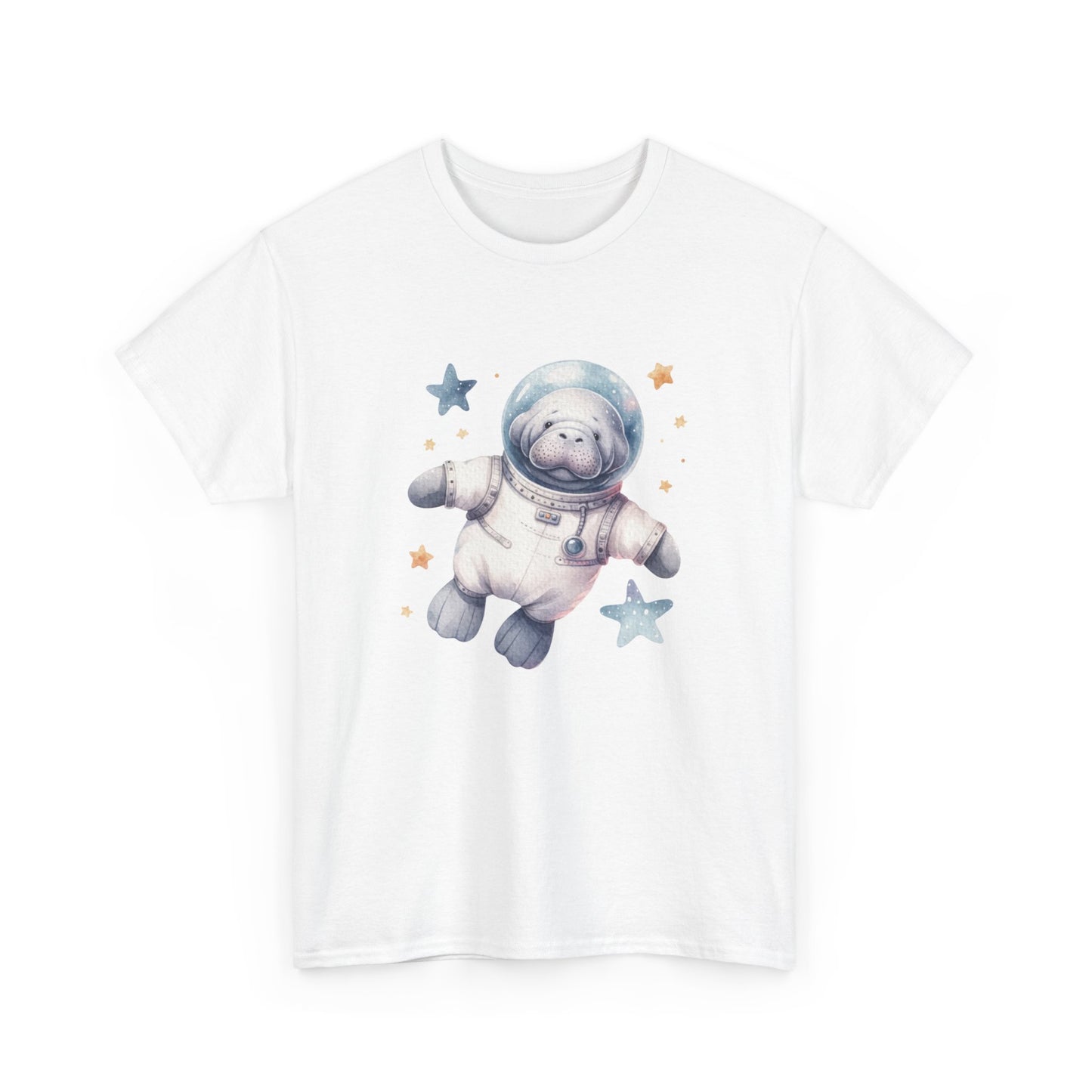 Manatee Astronaut Short Sleeve Tee