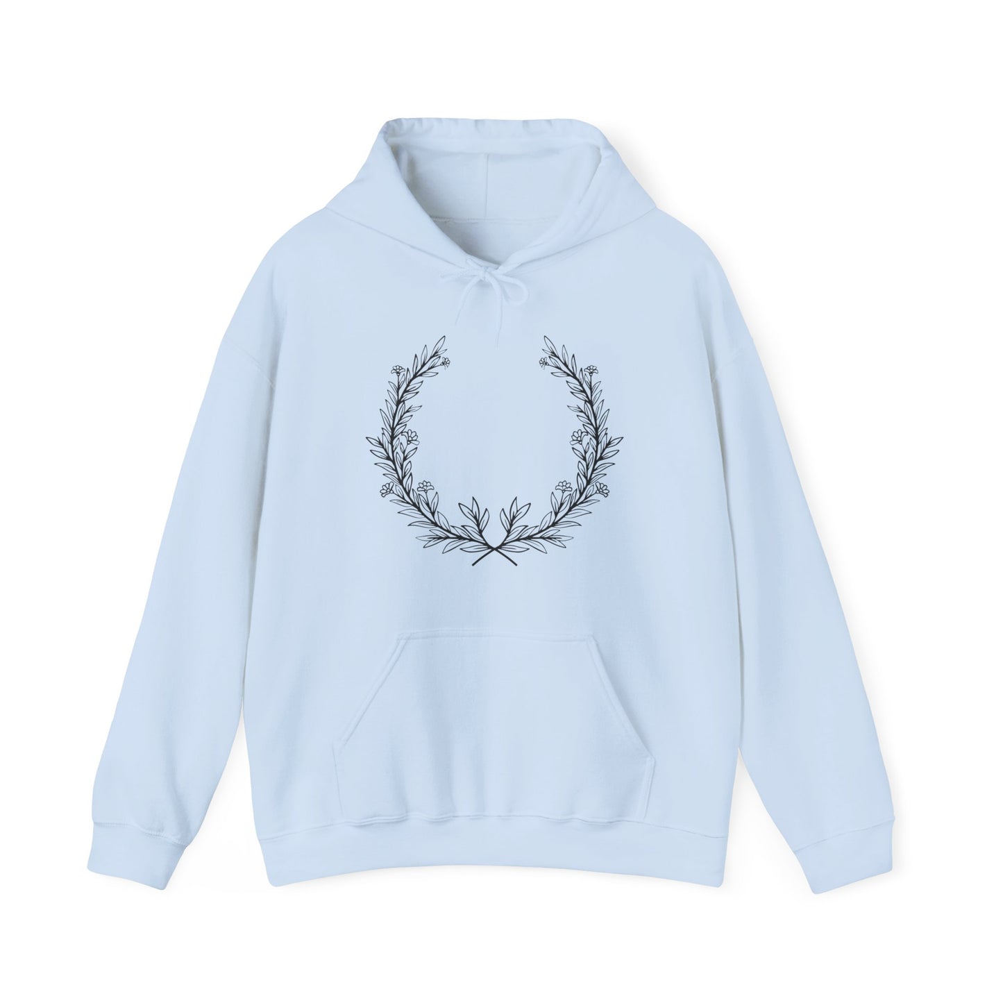 Leafy Flowers Hooded Sweatshirt