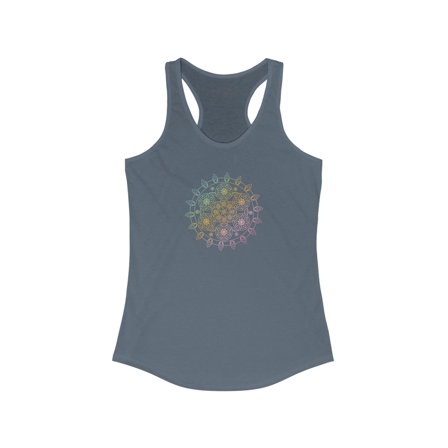 Colorful Mandala Racerback Tank (040)