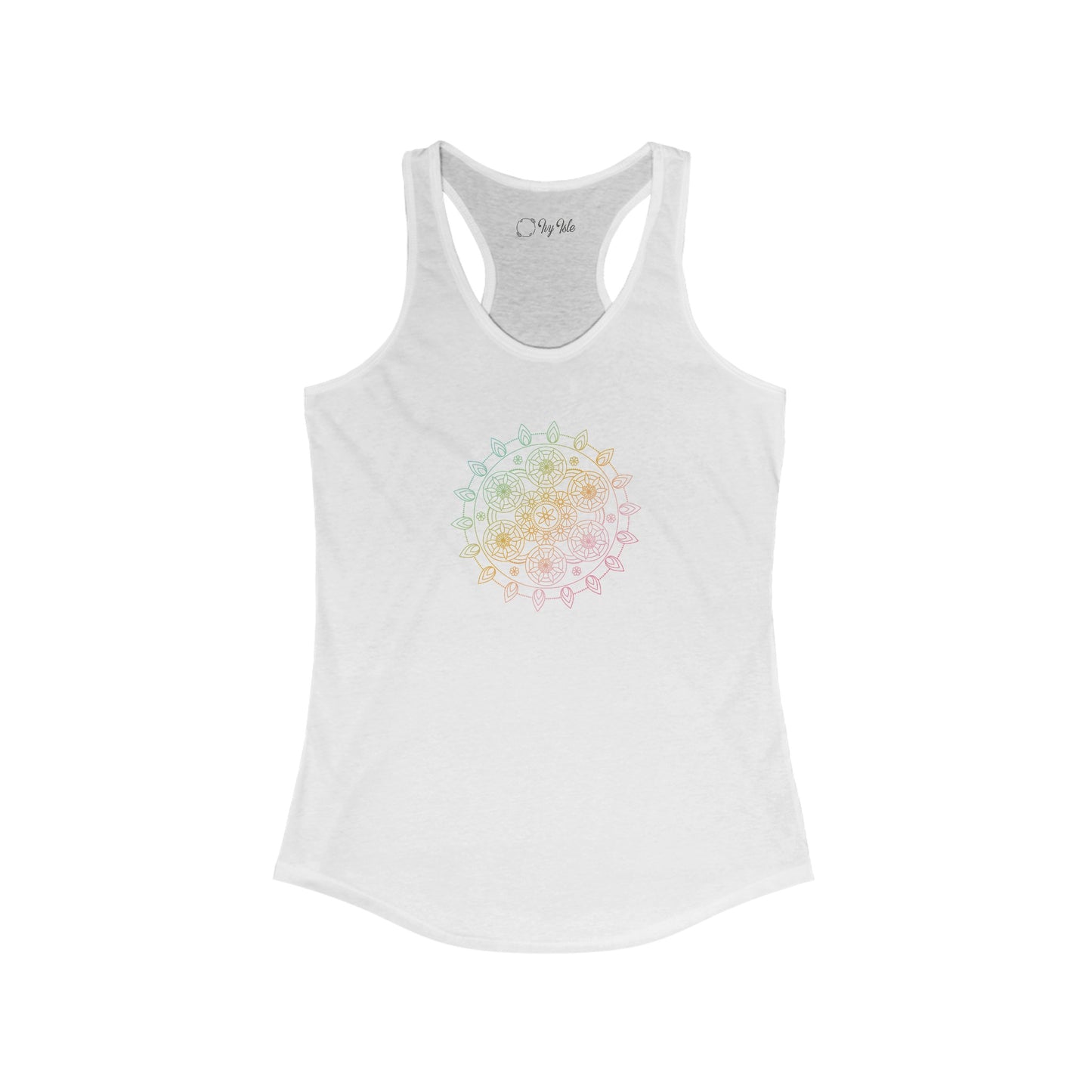 Colorful Mandala Racerback Tank (040)