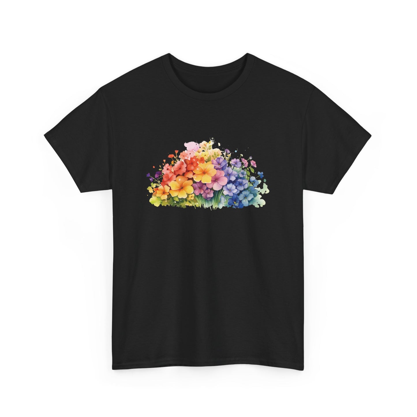 Colorful Flowers Short Sleeve Tee